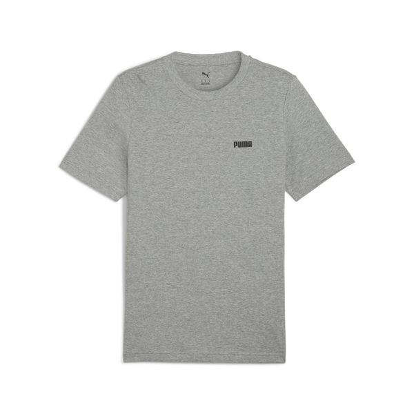 PUMA Men's Puma Essentials Small Logo T-Shirt, Gray, Size L, Clothing