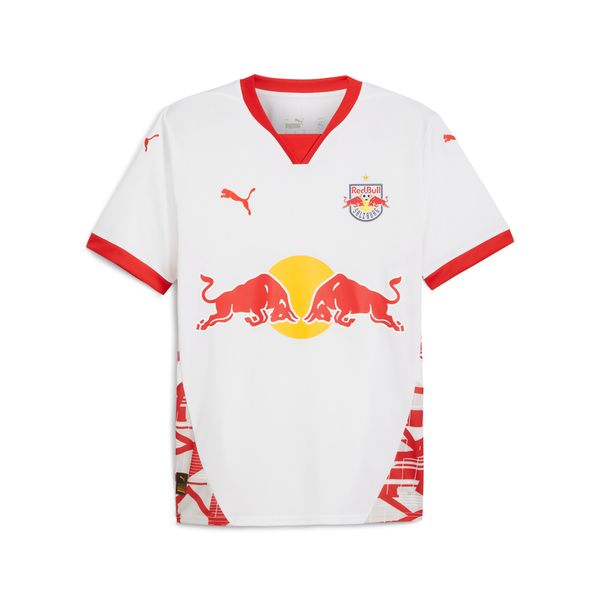 PUMA Men's Puma FC Red Bull Salzburg 24/25 Home Jersey, White, Size L, Sport