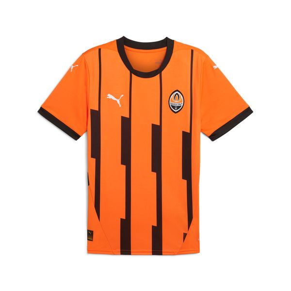 PUMA Men's Puma FC Shakhtar Donetsk 24/25 Home Jersey, Orange, Size XS, Sport
