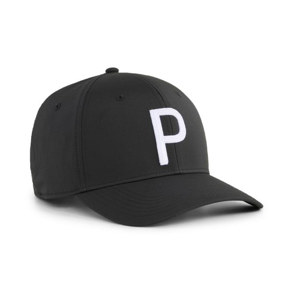 PUMA Men's Puma Heritage P Tech Golf Cap, Black, Size Adult, Accessories