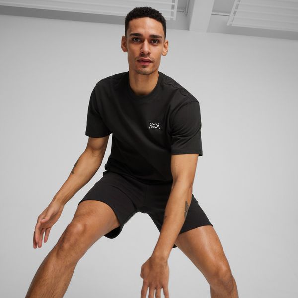 PUMA Men's Puma Jaws EMB Core's T-Shirt, Black, Size M, Clothing