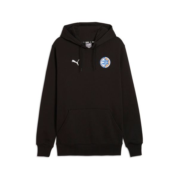PUMA Men's Puma Maccabi Basketball Hoodie, Black, Size M, Clothing