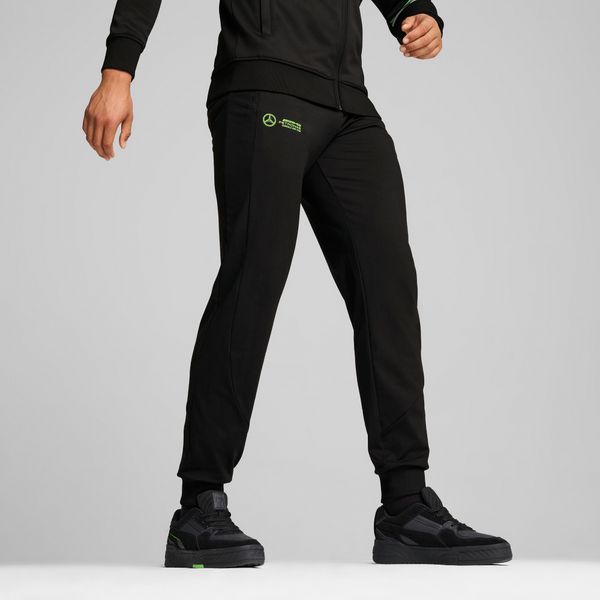 PUMA Men's Puma Mercedes-AMG Petronas F1Â® Cloudspun Pants, Black, Size XL, Clothing