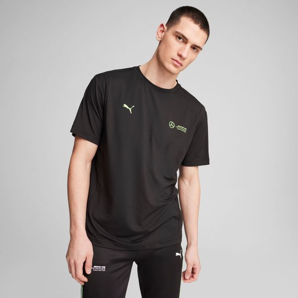PUMA Men's Puma Mercedes-AMG Petronas F1® Cloudspun T-Shirt, Black, Size XS, Clothing