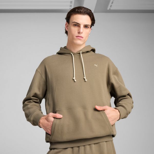 PUMA Men's Puma MMQ Hoodie, Brown, Size XS, Clothing