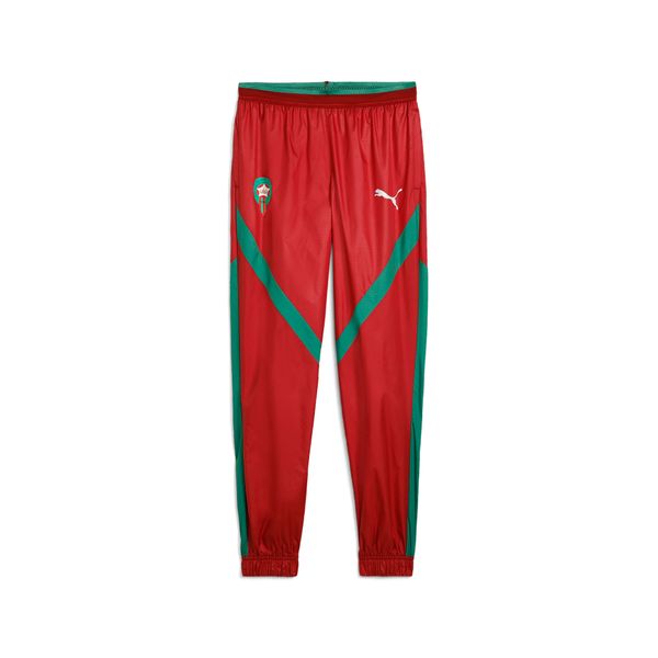 PUMA Men's Puma Morocco Pre-match Woven Pants, Red, Size S, Sport