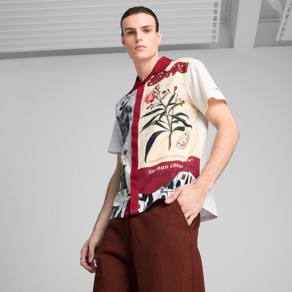 PUMA Men's Puma PALAIS ARTISAN Shirt, White, Size XXL, Clothing