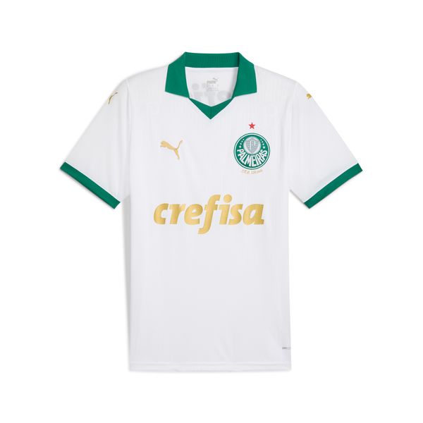 PUMA Men's Puma Palmeiras Fans's 2024 Away Jersey, White, Size S, Sport