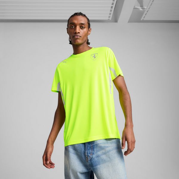PUMA Men's Puma Scuderia Ferrari HP 2025 Team T-Shirt, Yellow, Size XXL, Clothing