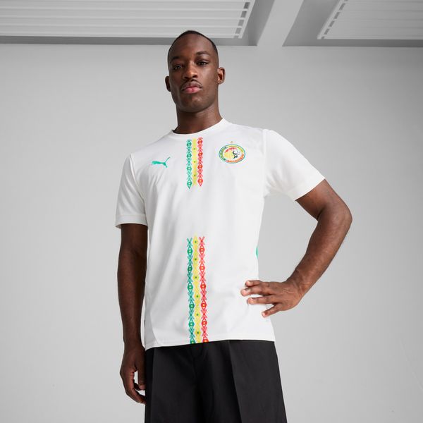 PUMA Men's Puma Senegal 2025 Home Jersey, White, Size 3XL, Clothing