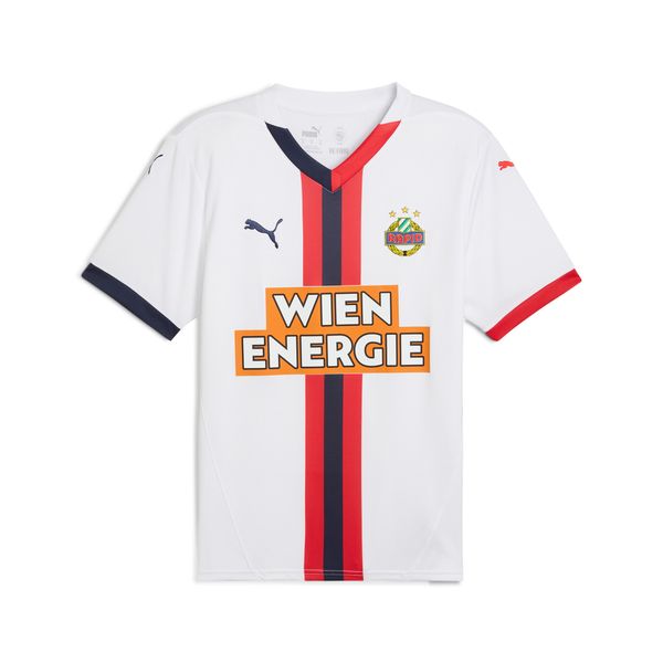 PUMA Men's Puma SK Rapid Wien 24/25 Away Jersey, White, Size S, Clothing