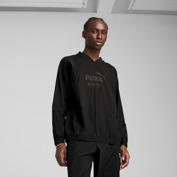 PUMA Men's Puma Special Items KING Drill Top, Black, Size M, Clothing