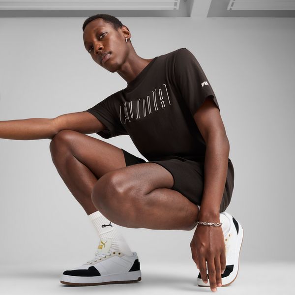 PUMA Men's Puma Sport Graphic T-Shirt, Black, Size L, Clothing