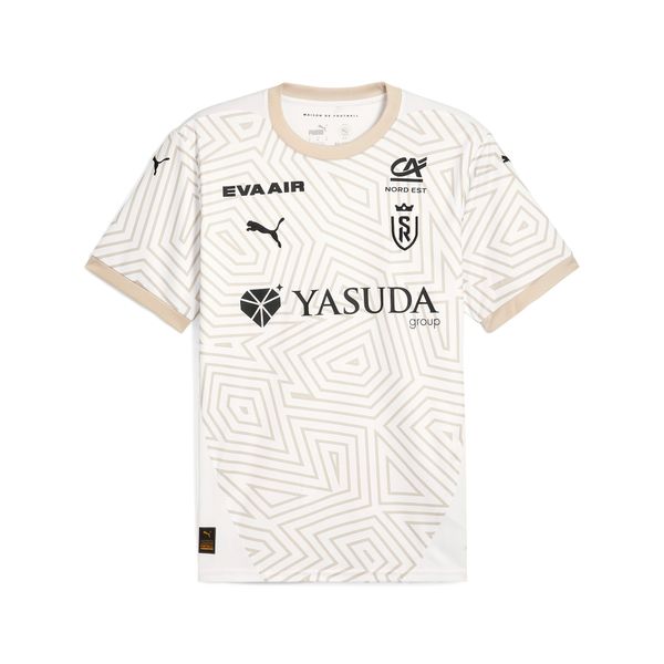 PUMA Men's Puma Stade Reims 24/25 Third Jersey, White, Size XL, Clothing