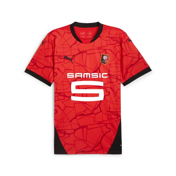 PUMA Men's Puma Stade Rennais F.C. 24/25 Home Jersey, Red, Size XL, Sport