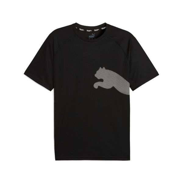 PUMA Men's Puma Train All Day Big Cat's T-Shirt, Black, Size XS, Performance