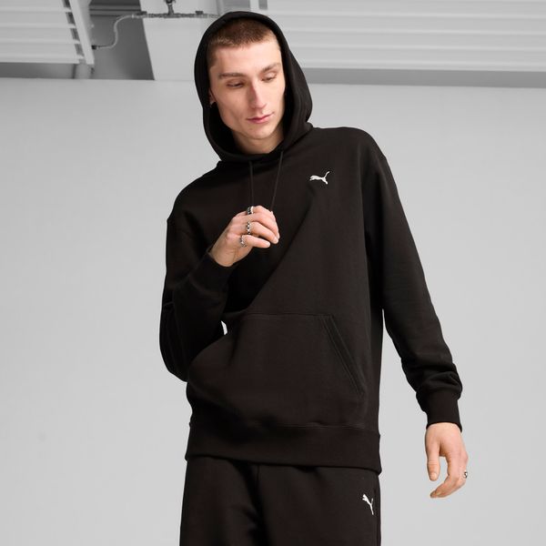 PUMA Men's Puma WARDROBE ESS Hoodie, Black, Size M, Clothing
