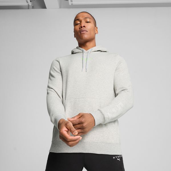 PUMA Men's Puma x HYROX Heavyweight Hoodie, Gray, Size L, Clothing