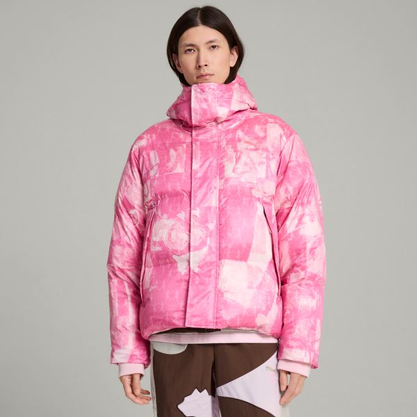 PUMA Men's Puma x KIDSUPER Jacket, Pink, Size XS, Clothing