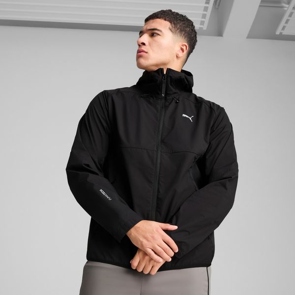 PUMA Men's PumaTECH Windbreaker Jacket, Black, Size L, Clothing