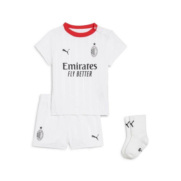 PUMA Puma AC Milan 24/25 Away Babykit Toddler, White, Size 9-12M, Clothing