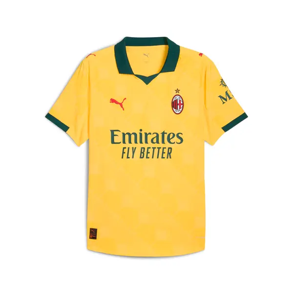 PUMA PUMA AC Milan 25/26 Authentic Third Jersey Men, Sport, Sunny Yellow/Dark Myrtle, S