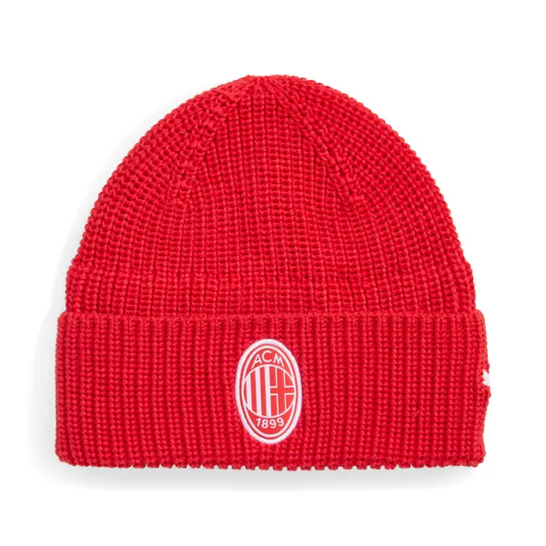 PUMA PUMA AC Milan Essentials Beanie, Sport, Red/White, OSFA