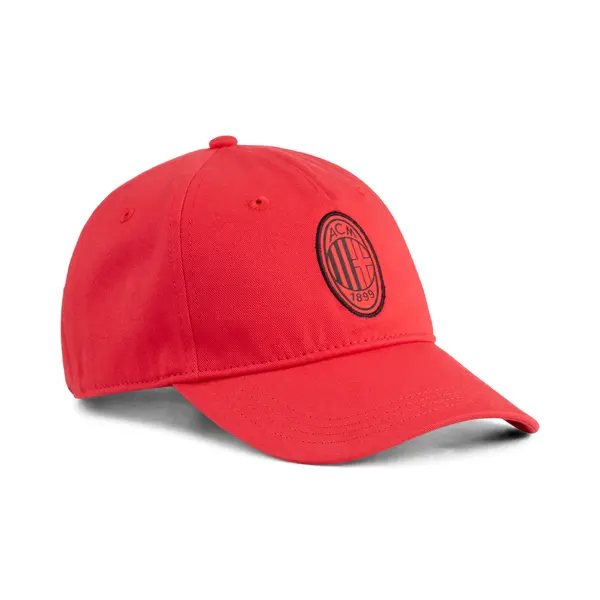 PUMA PUMA AC Milan Essentials Cap Unisex, Sport, Red/Black, OSFA