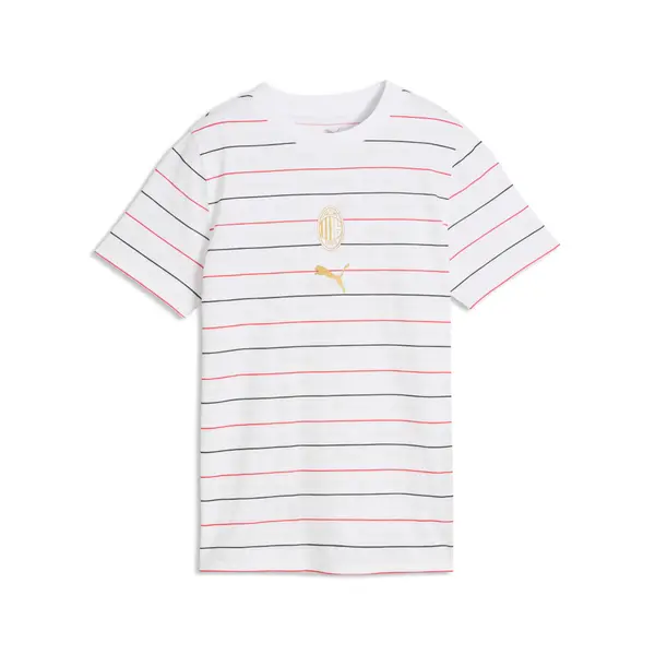 PUMA PUMA AC Milan ftblCulture Printed Tee Youth, Shop, White, 15-16Y