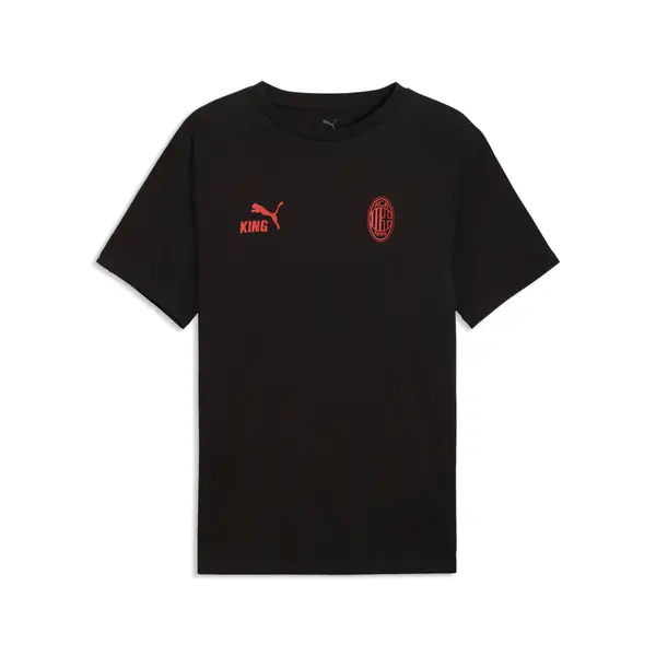 PUMA PUMA AC Milan KING Tee Men, Football, Black/Red Fire, S