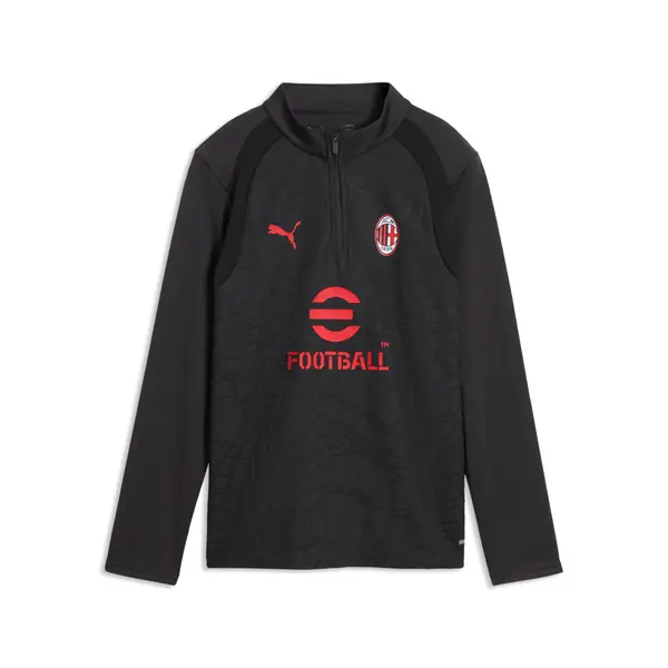 PUMA PUMA AC Milan Quarter-Zip Training Top Youth, Shop, Flat Dark Gray, 15-16Y