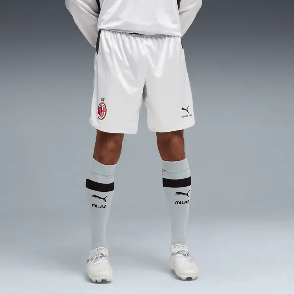PUMA PUMA AC MILAN x SLAM JAM Shorts Men, Clothing, Silver Mist, S