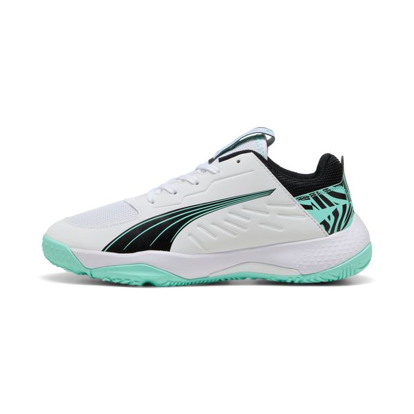 PUMA Puma Accelerate UNTMD Handball Shoes Youth, White, Size 34, Shoes