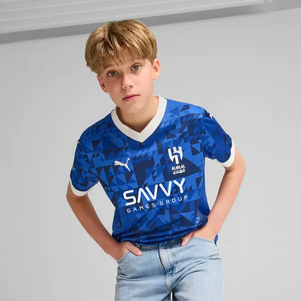 PUMA PUMA Al-Hilal SFC 24/25 Home Replica Jersey Youth, Clothing, Blue Intense/White, 5-6Y