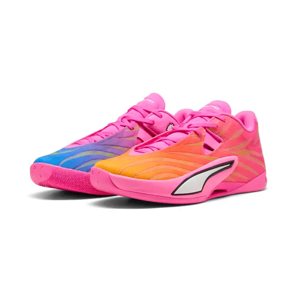 PUMA PUMA All-Pro NITRO™ 2 Elite Basketball Shoes Unisex, Shoes, Poison Pink/Ultra Blue/Lime Squeeze, 44