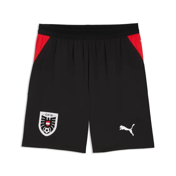 PUMA PUMA Austria 2026 Shorts Men, Football, Black/Red, S