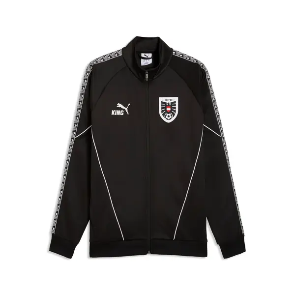 PUMA PUMA Austria KING Anthem Track Jacket Men, Football, Black/White, S