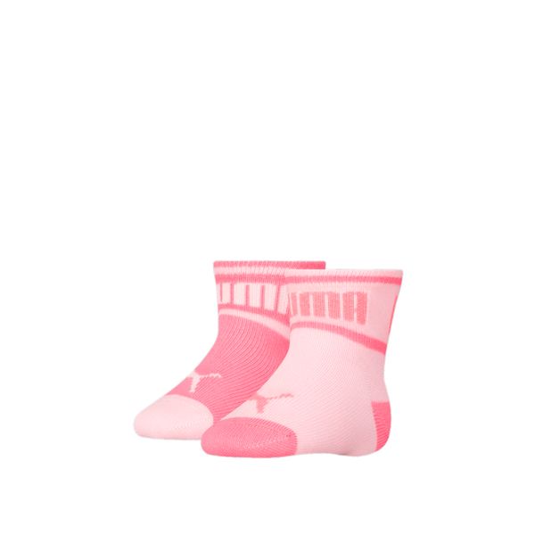 PUMA Puma Baby Classic Socks 2 pack, Pink, Size 19-22, Clothing