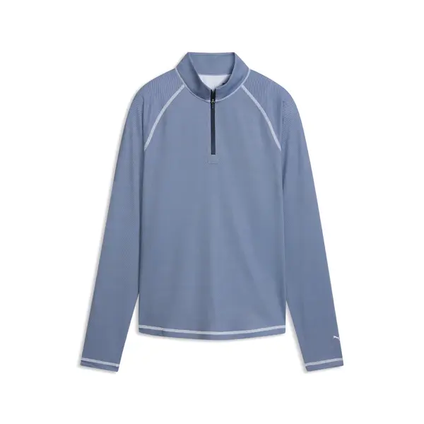 PUMA PUMA Birdseye Quarter-Zip Golf Jacket Women, Sports, White Glow/Deep Navy, S