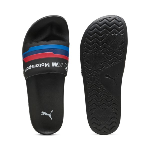 PUMA Puma BMW M Motorsport Logo Leadcat 2.0 Slides, Black, Size 39, Shoes