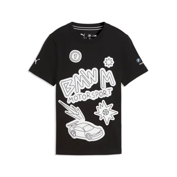 PUMA PUMA BMW M MOTORSPORT Sportswear Tee Youth, Collection, Black, 15-16Y