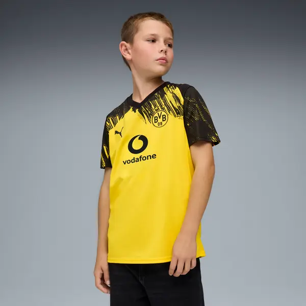 PUMA PUMA Borussia Dortmund 25/26 Home Jersey Youth, Clothing, Faster Yellow/Black, 5-6Y