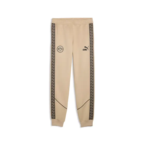 PUMA PUMA Borussia Dortmund KING Anthem Pants Men, Football, Alabaster/Black, S