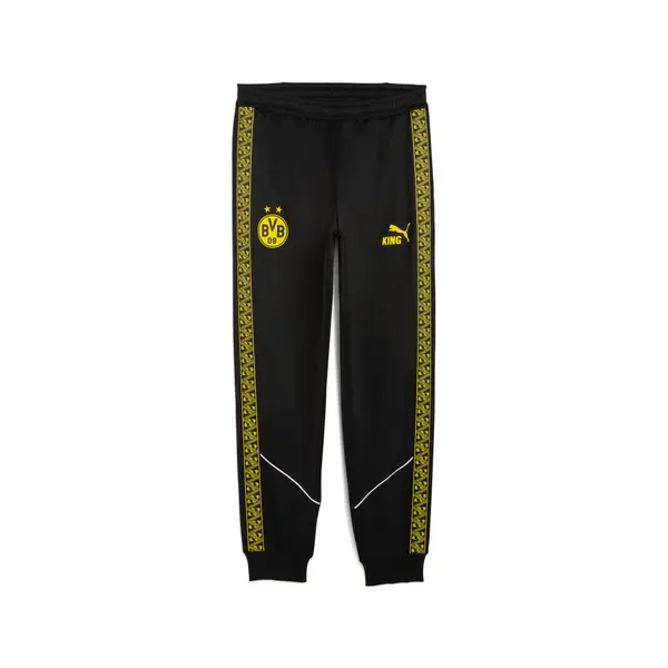 PUMA PUMA Borussia Dortmund KING Anthem Pants Men, Sport, Black/Faster Yellow, S