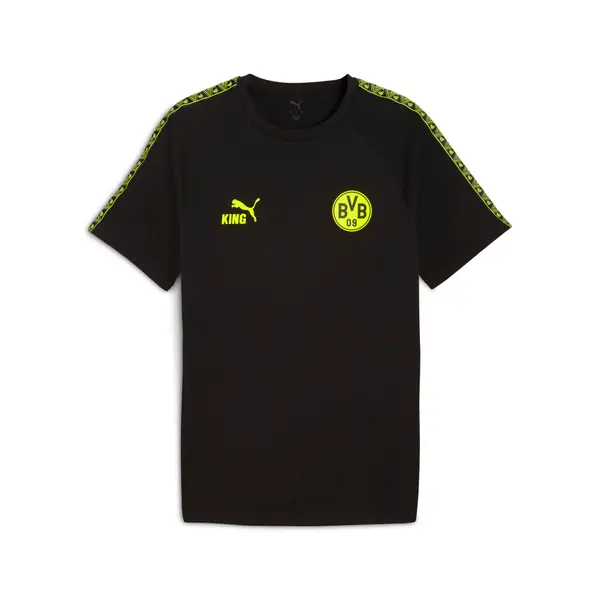 PUMA PUMA Borussia Dortmund KING Tee Men, Sport, Black/Yellow Alert, S