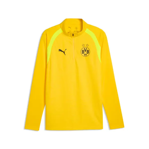 PUMA PUMA Borussia Dortmund Quarter-Zip Training Top Men, Sport, Faster Yellow/Yellow Alert, S