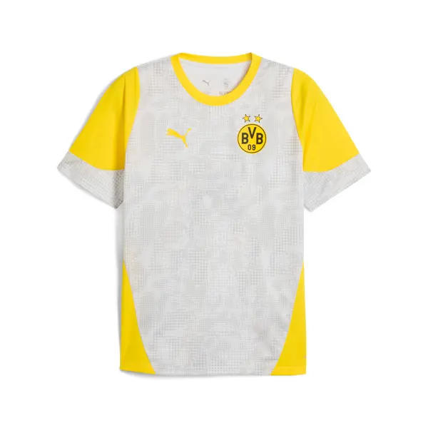 PUMA PUMA Borussia Dortmund Training Jersey Men, Sport, Silver Mist/Faster Yellow, S