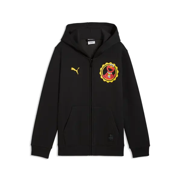 PUMA PUMA Borussia Dortmund x Sesame Street Jacket Youth, Football, Black/Faster Yellow, 15-16Y