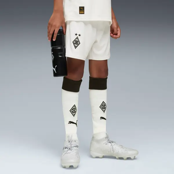 PUMA PUMA Borussia Mönchengladbach 25/26 Shorts Youth, Clothing, Warm White/Black, 15-16Y