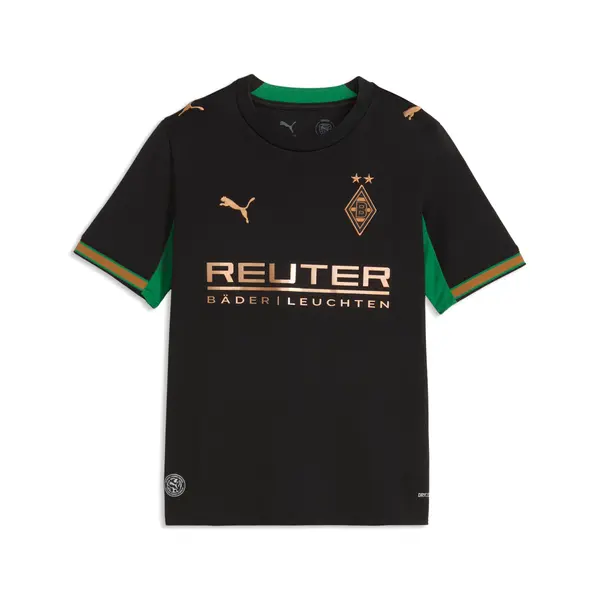 PUMA PUMA Borussia Mönchengladbach 26/27 Away Jersey Youth, Shop, Black/Archive Green, 15-16Y